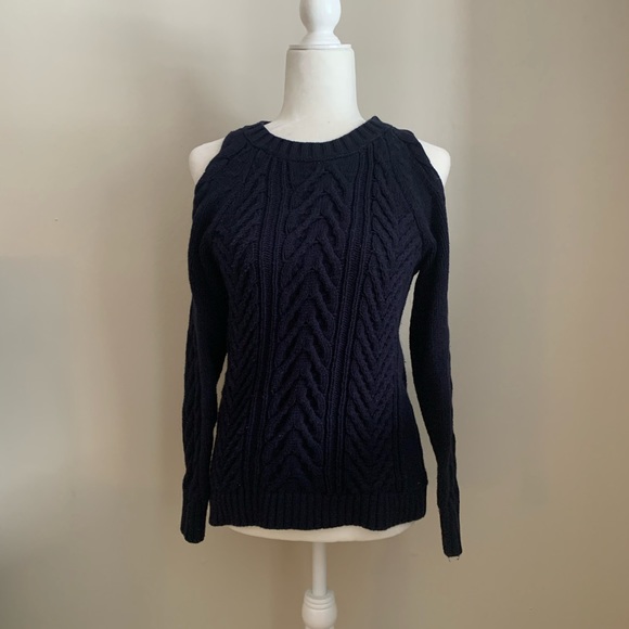 LOFT Cold Shoulder Sweater - Picture 1 of 7
